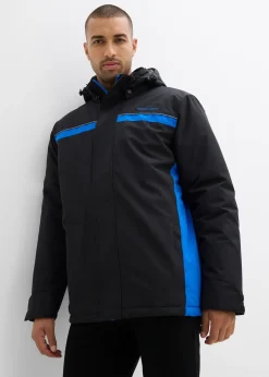 Parka imperméable en matière technique à capuche amovible