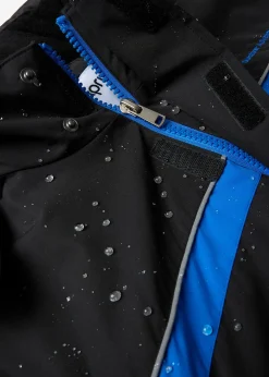 Parka imperméable en matière technique à capuche amovible