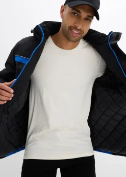 Parka imperméable en matière technique à capuche amovible