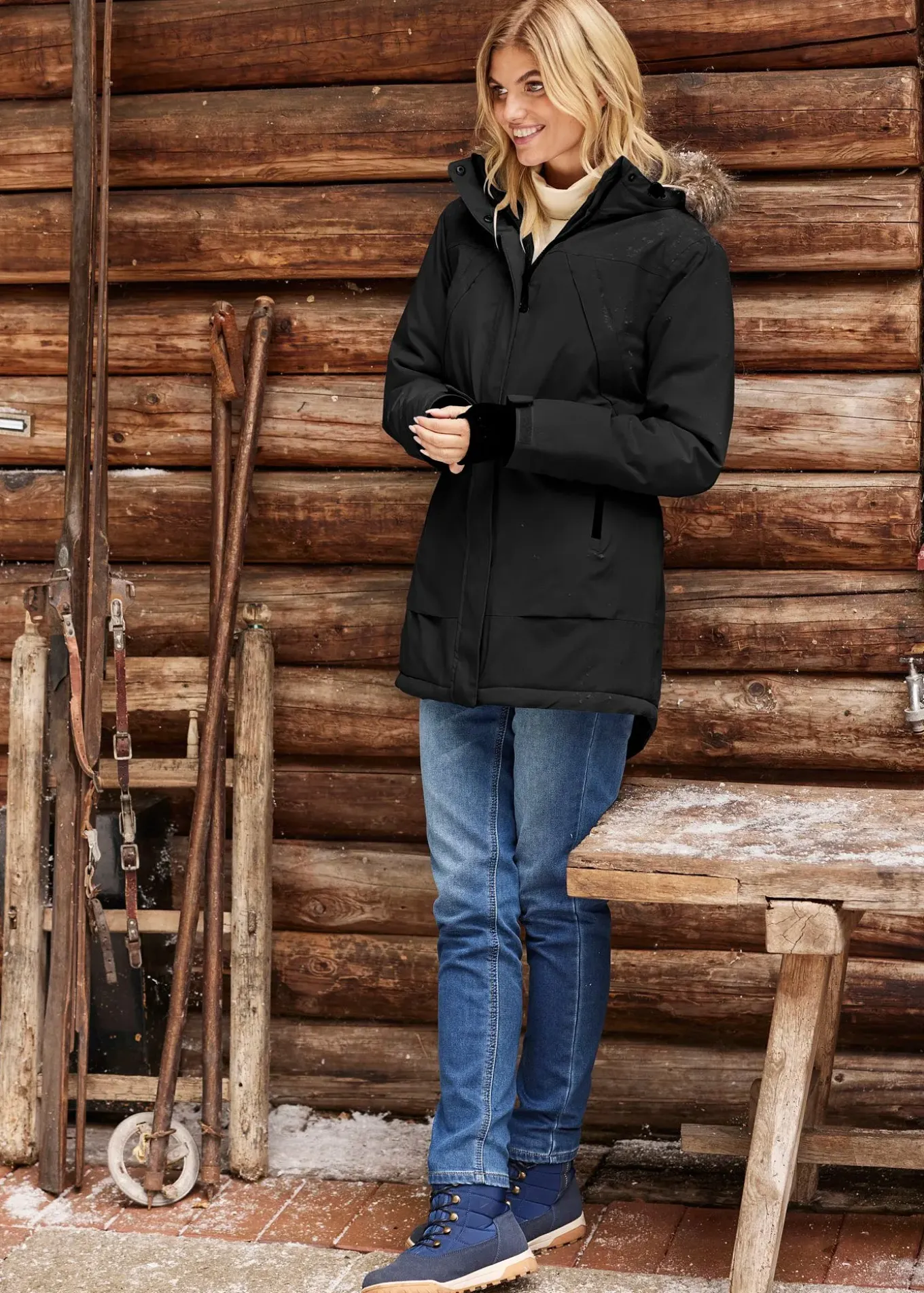 Parka imperméable et rembourrée