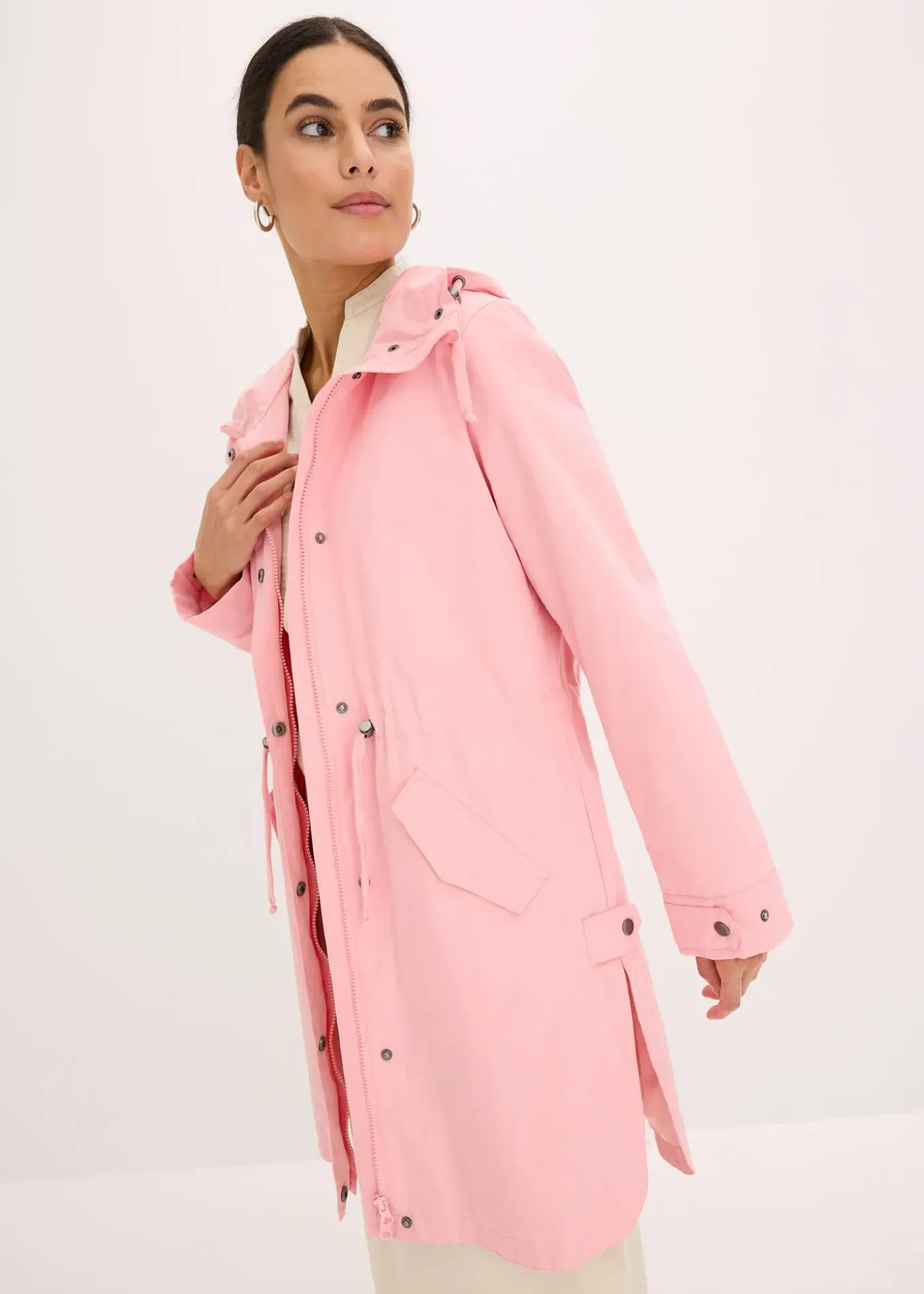 Parka longue à capuche