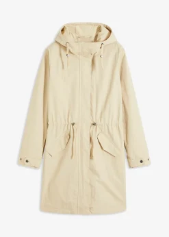 Parka longue à capuche
