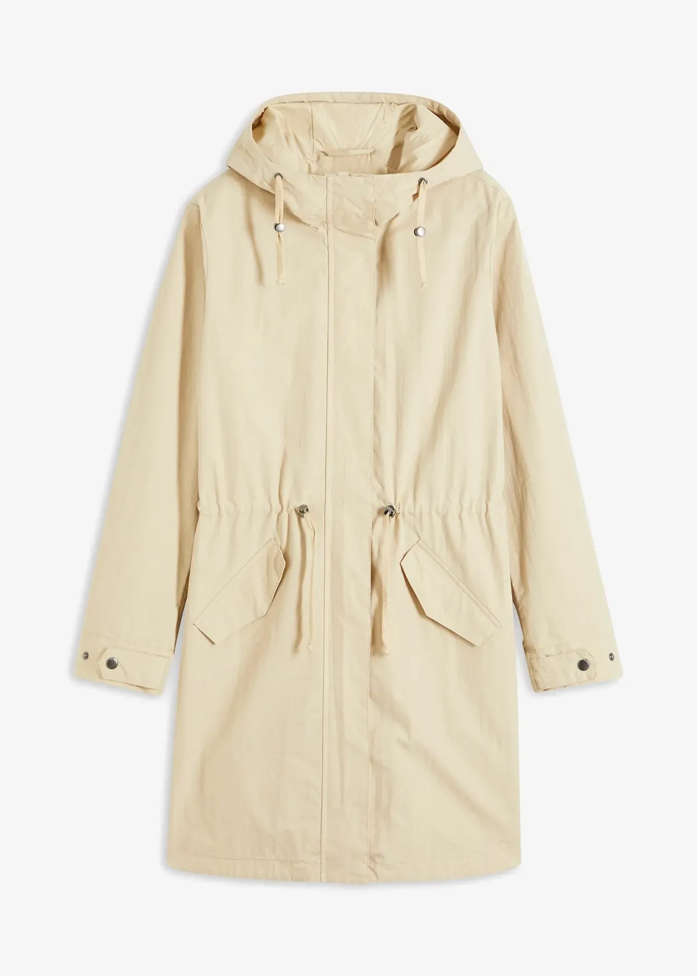 Parka longue à capuche