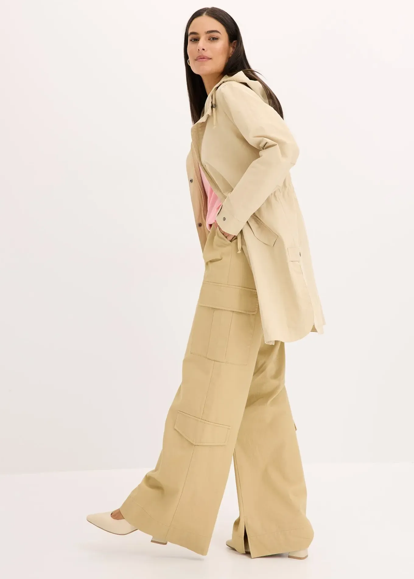 Parka longue à capuche