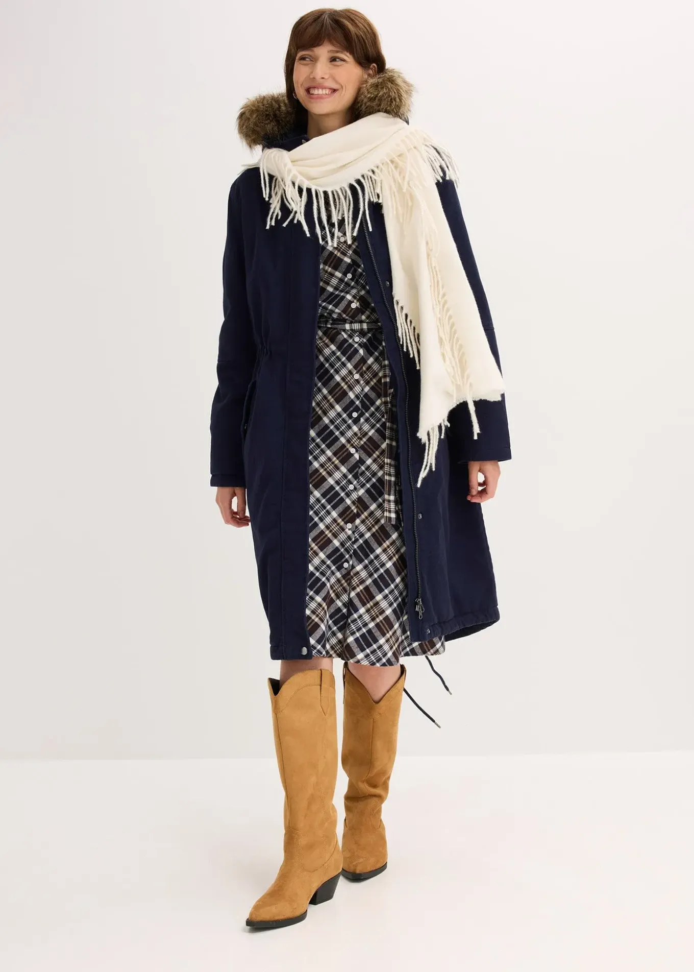 Parka longue et rembourrée