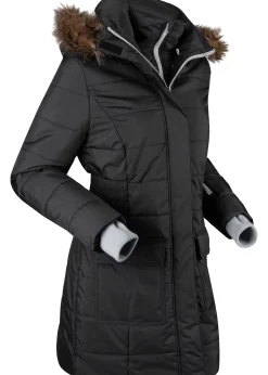 Parka longue style 2-en-1, matelassée et déperlante