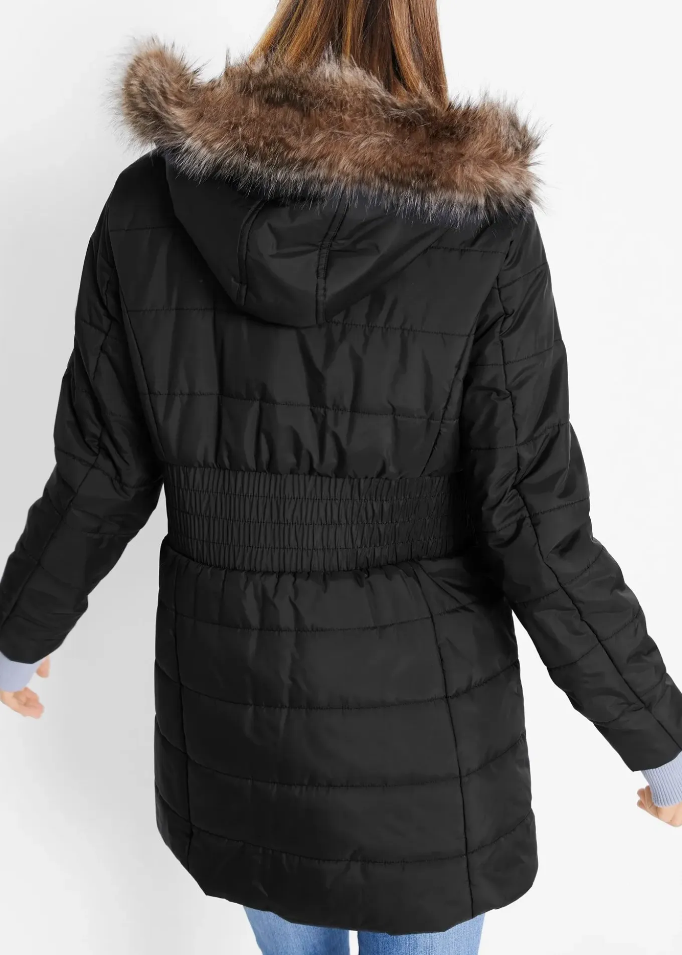 Parka longue style 2-en-1, matelassée et déperlante