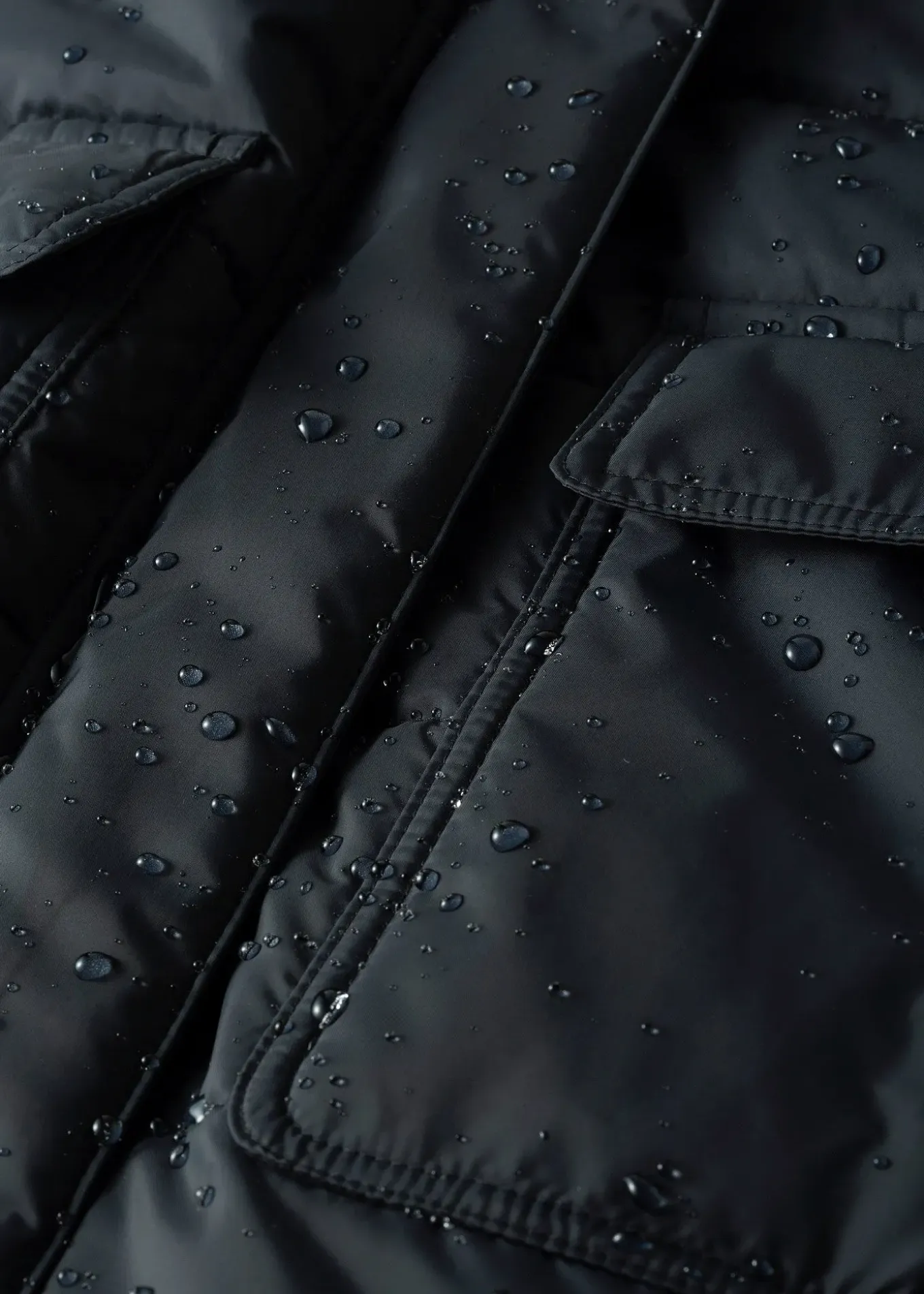 Parka longue style 2-en-1, matelassée et déperlante