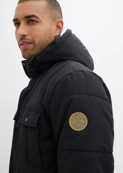 Parka matelassée et déperlante avec poches