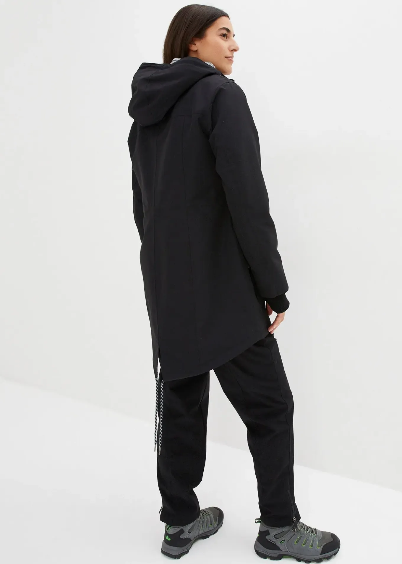 Parka mi-longue 3en1 avec poches pratiques