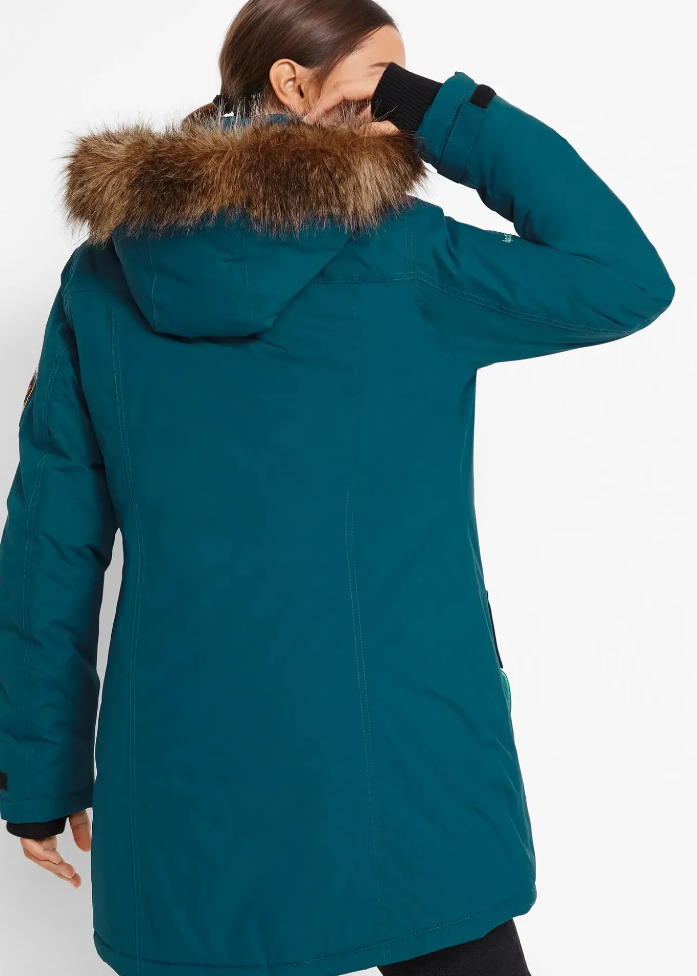 Parka outdoor imperméable et technique à capuche