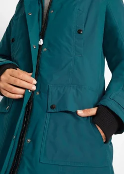 Parka outdoor imperméable et technique à capuche