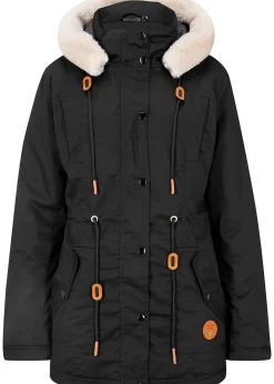 Parka rembourrée avec bordure sherpa