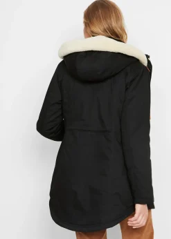 Parka rembourrée avec bordure sherpa