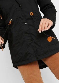 Parka rembourrée avec bordure sherpa