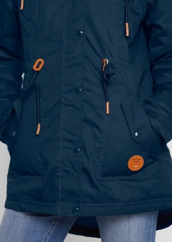 Parka rembourrée avec bordure sherpa