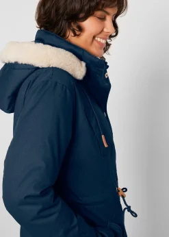 Parka rembourrée avec bordure sherpa