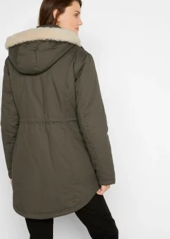 Parka rembourrée avec bordure sherpa