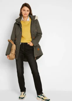 Parka rembourrée avec bordure sherpa