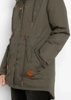 Parka rembourrée avec bordure sherpa