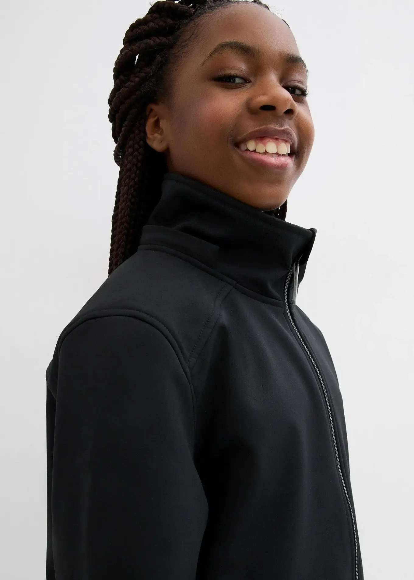 Parka softshell à capuche amovible, imperméable