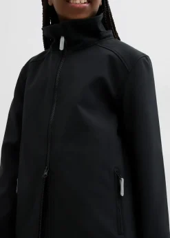 Parka softshell à capuche amovible, imperméable