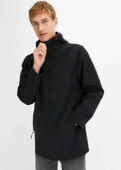 Parka softshell à capuche amovible
