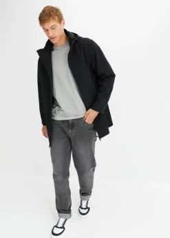 Parka softshell à capuche amovible