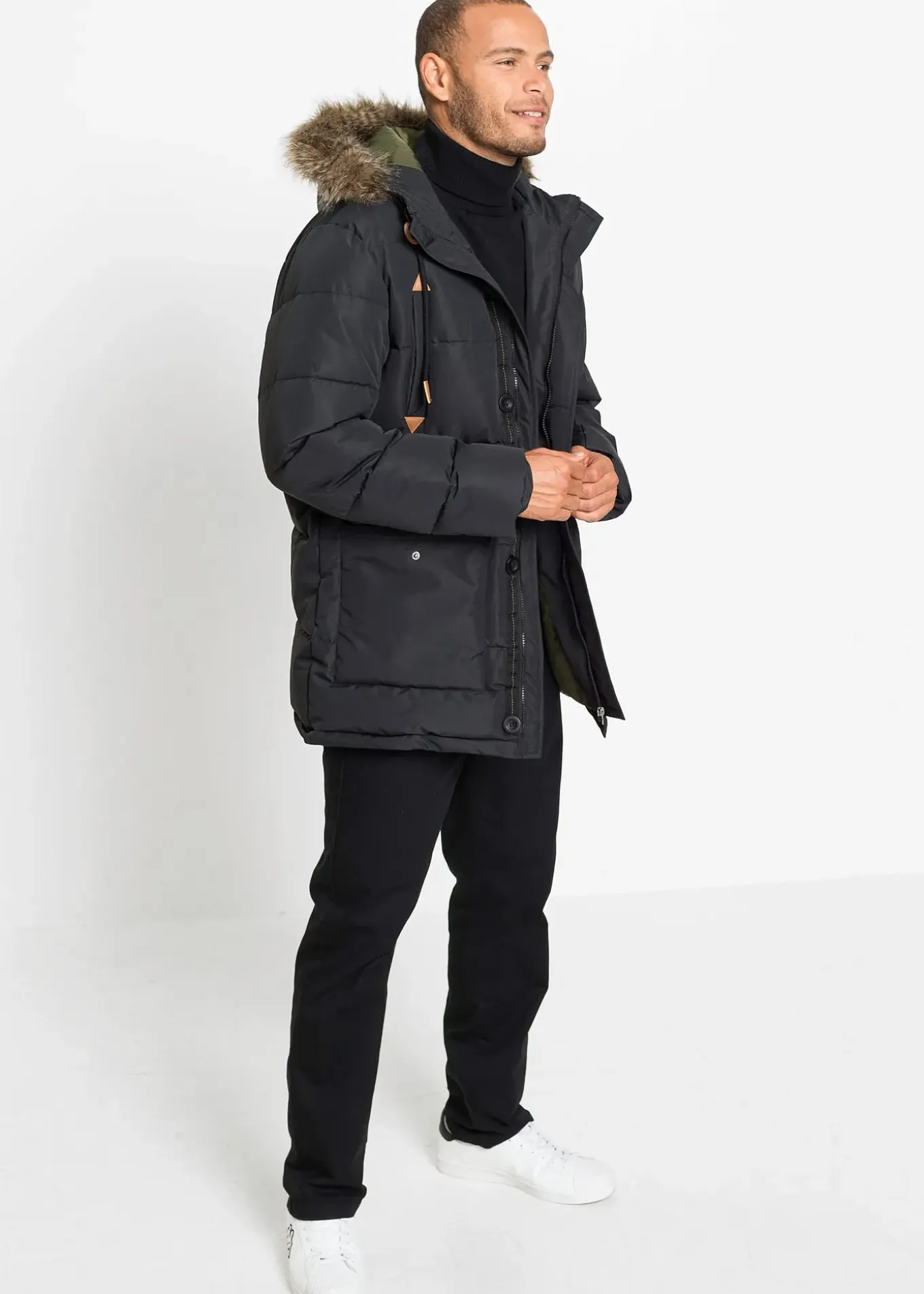 Parka technique doublée