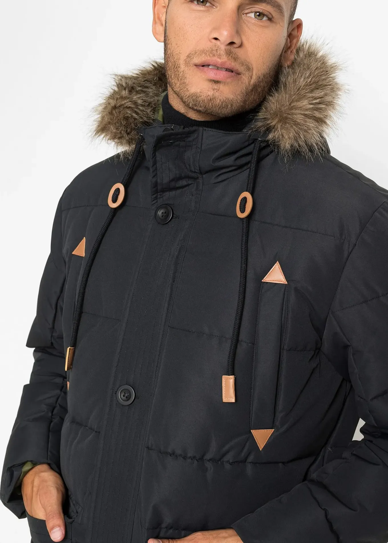 Parka technique doublée