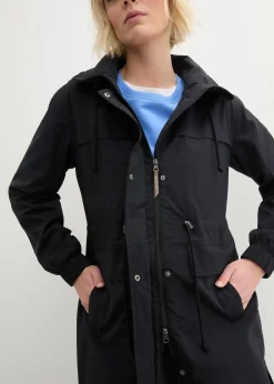 Parka-trench avec grandes poches
