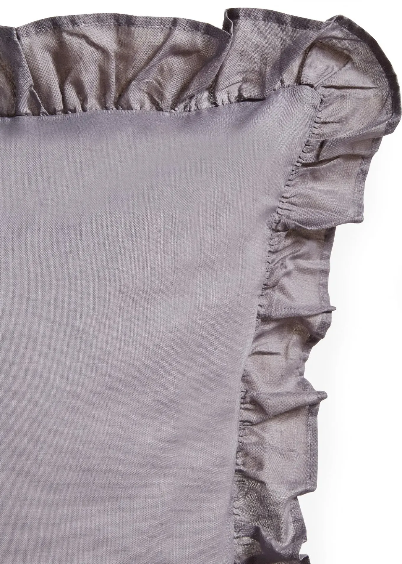 Parure de lit en linon avec volants