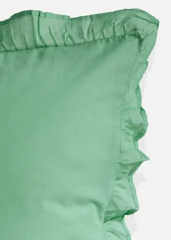 Parure de lit en linon avec volants