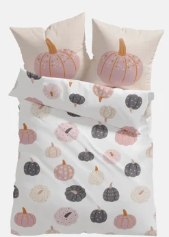 Parure de lit motif citrouilles