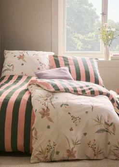 Parure de lit réversible en linon