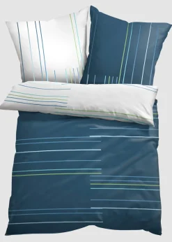 Parure de lit réversible en coton mélangé