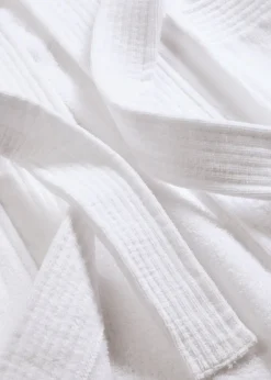 Peignoir à capuche en éponge 100% coton