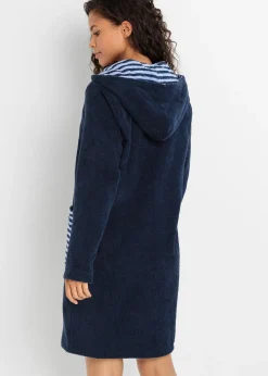 Peignoir de bain zippé en éponge