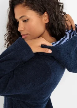 Peignoir de bain zippé en éponge