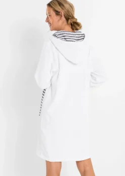 Peignoir de bain zippé en éponge