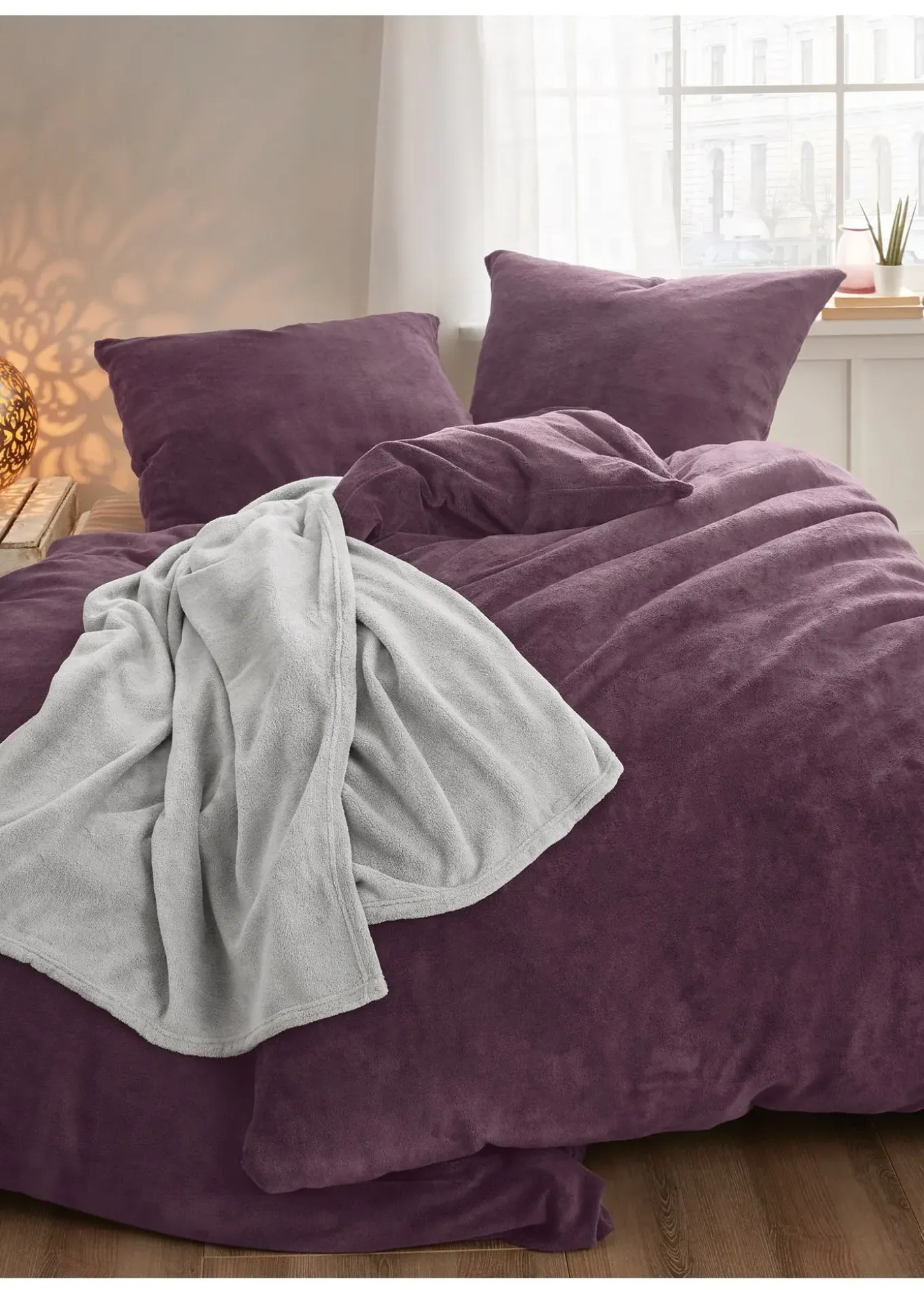 Plaid toucher cachemire