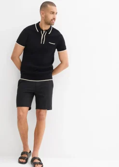 Polo à détails contrastants