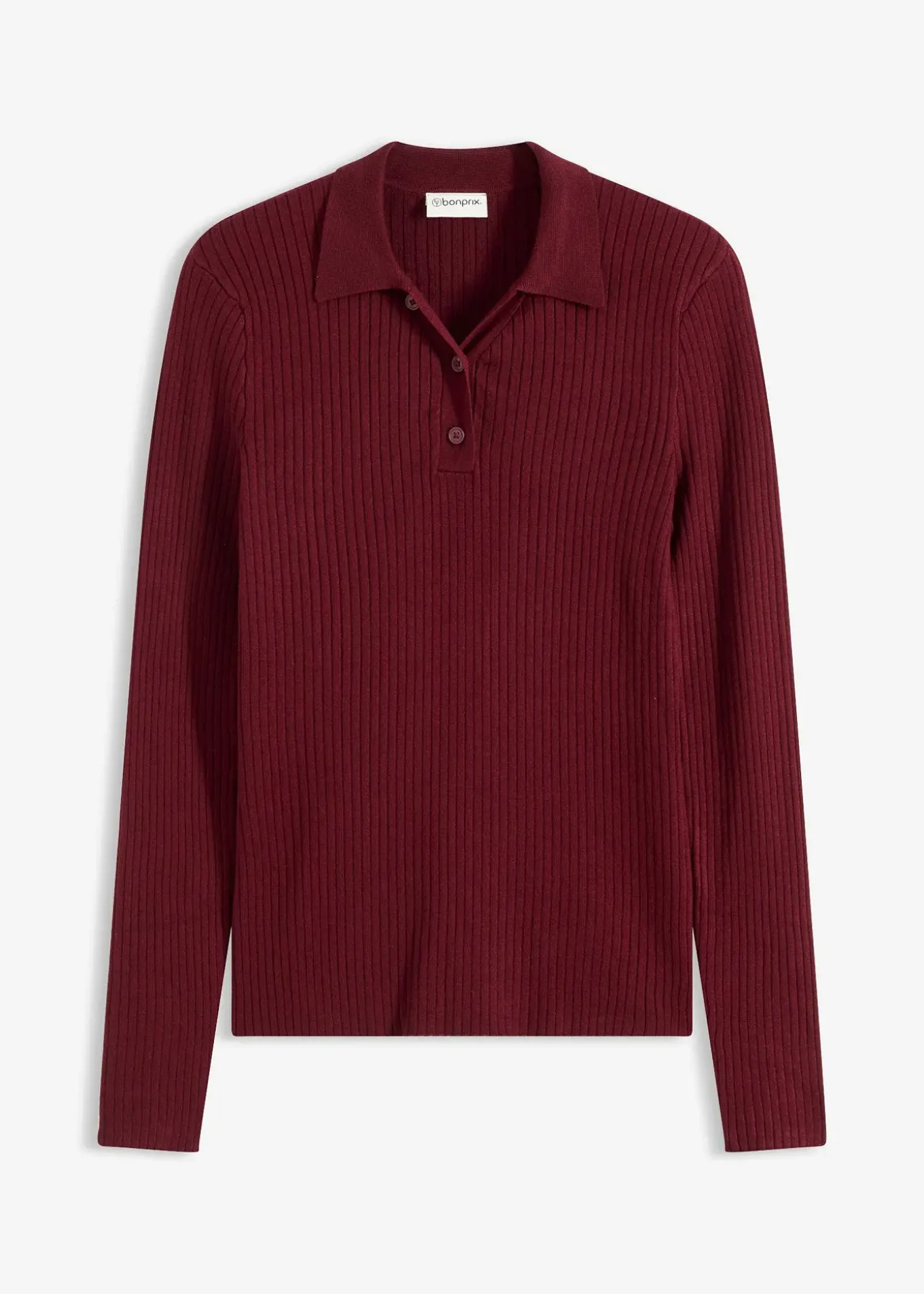 Polo en fine maille à boutons