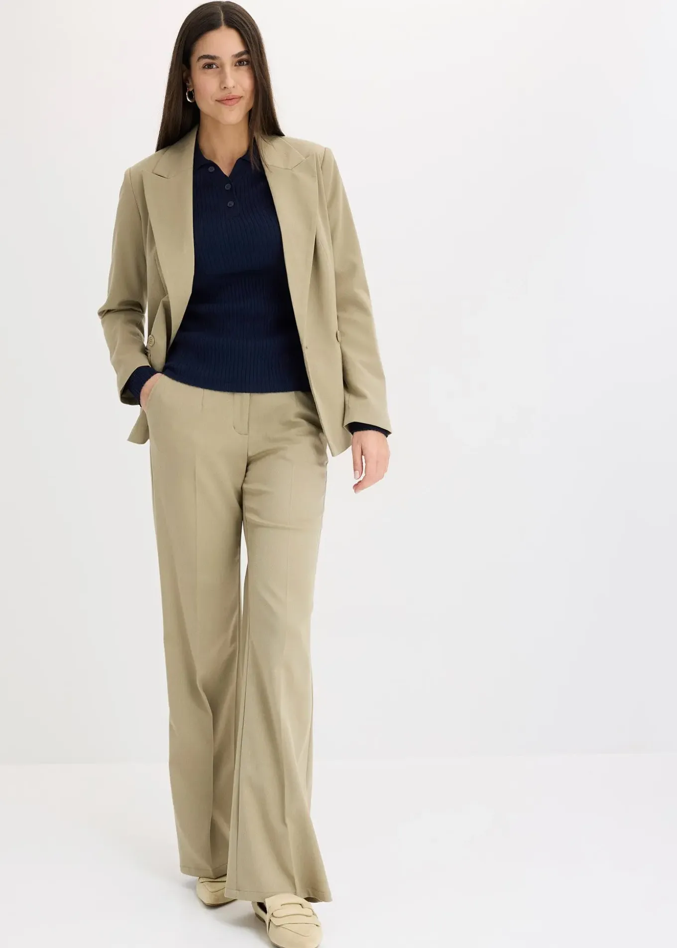 Polo en fine maille à boutons