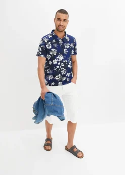 Polo en jersey, manches courtes, en coton