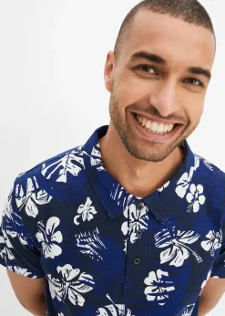 Polo en jersey, manches courtes, en coton