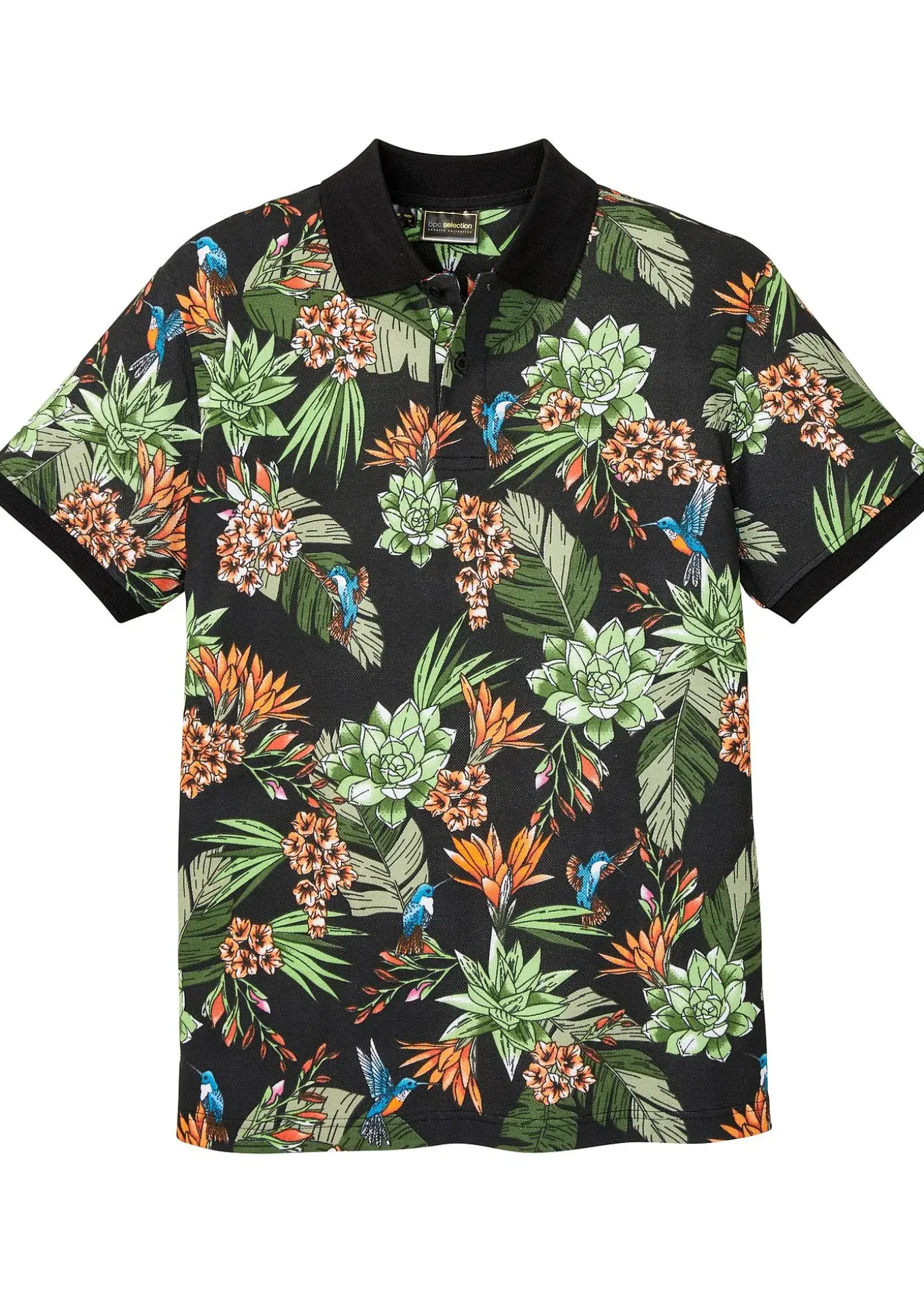 Polo en maille piquée, 100% coton