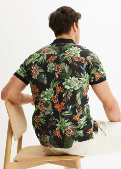 Polo en maille piquée, 100% coton