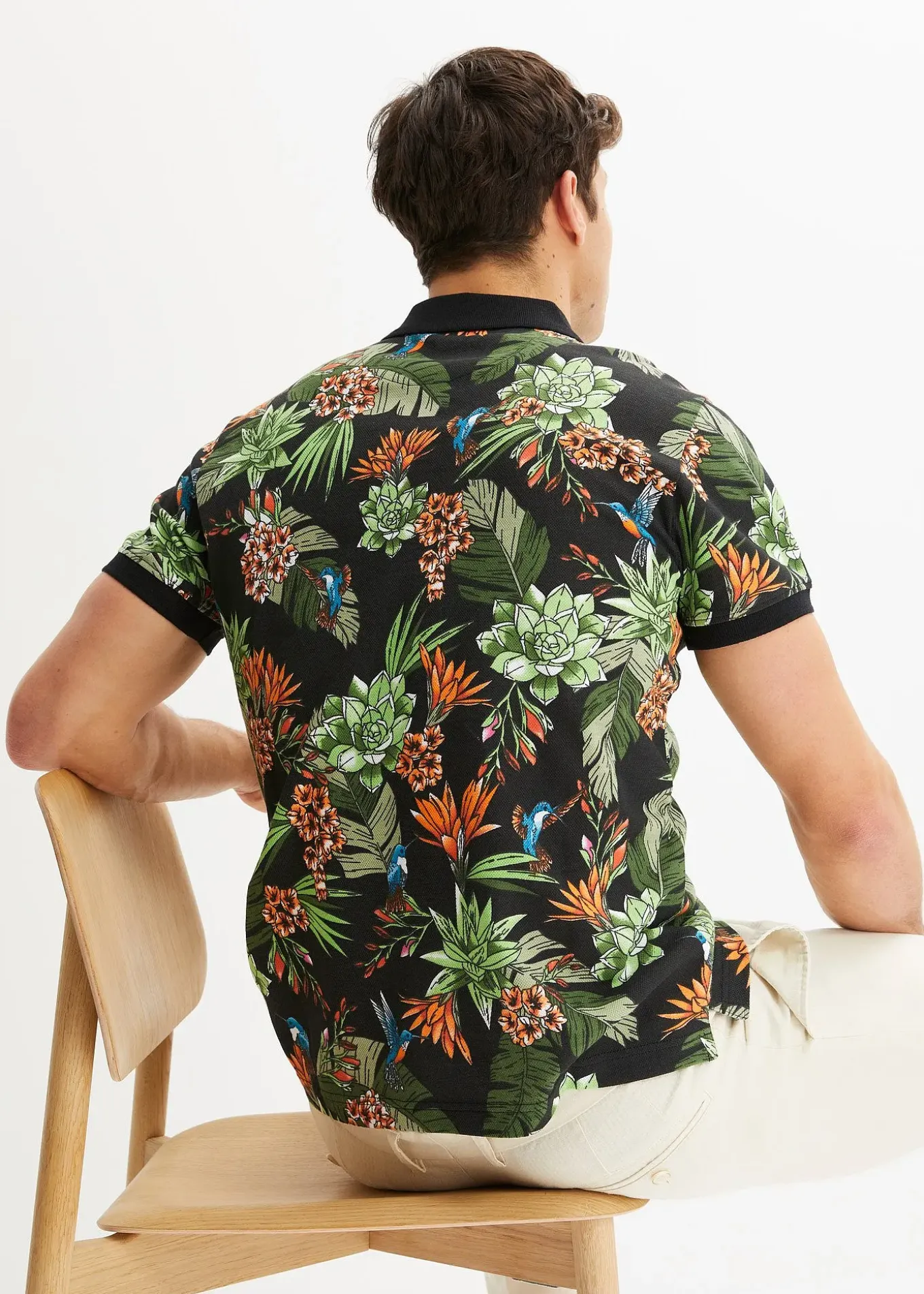 Polo en maille piquée, 100% coton