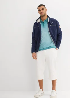 Polo en maille piquée à l’aspect délavé